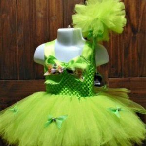 Handmade Halloween Tinkerbell Tutu Dress